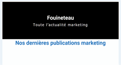 Desktop Screenshot of fouineteau.fr