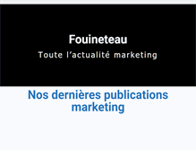 Tablet Screenshot of fouineteau.fr